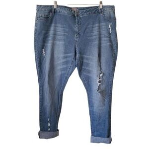 Junarose distressed boyfriend jeans size 20